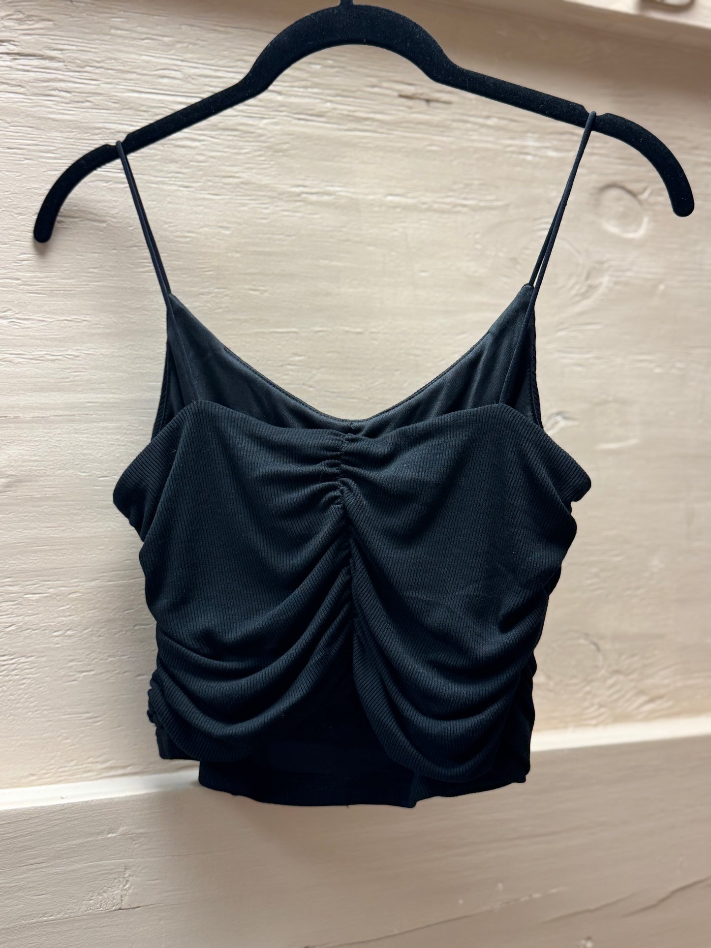 Black Smocked Tank