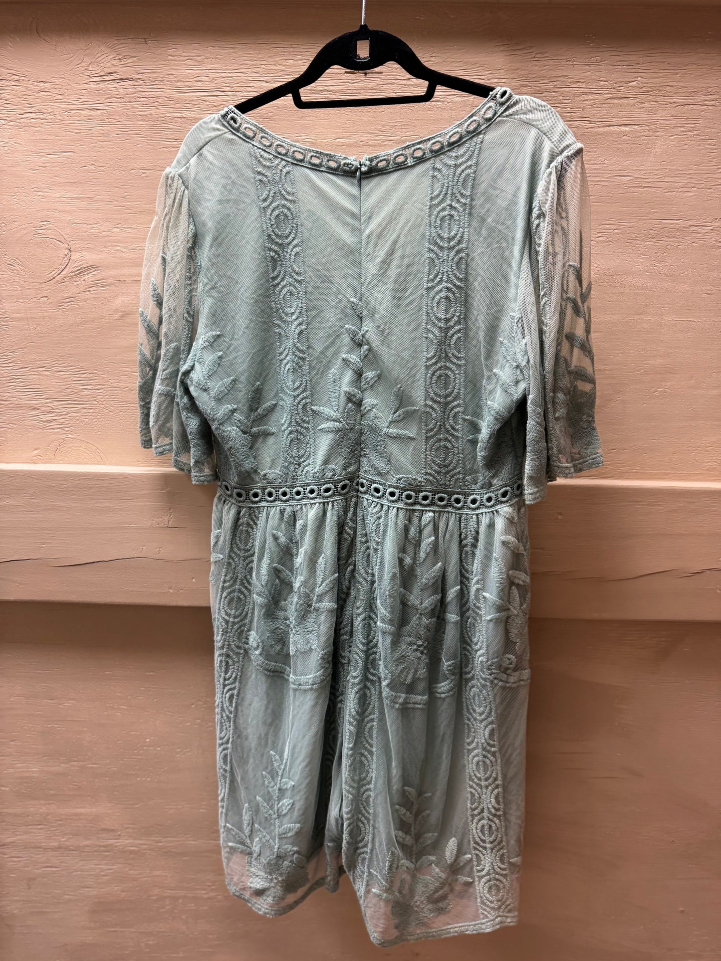 Sage Lace Romper