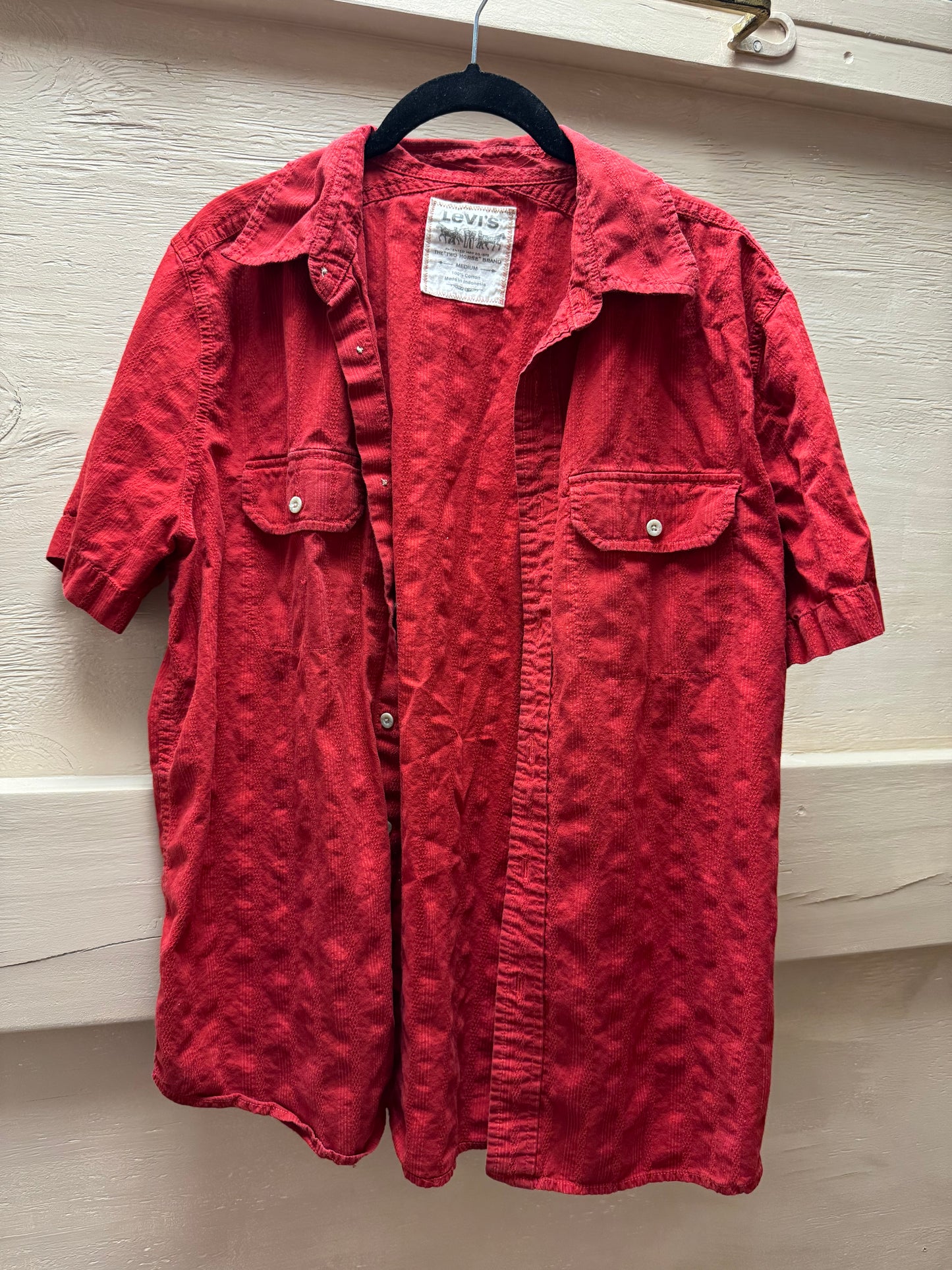 Red Levis Top