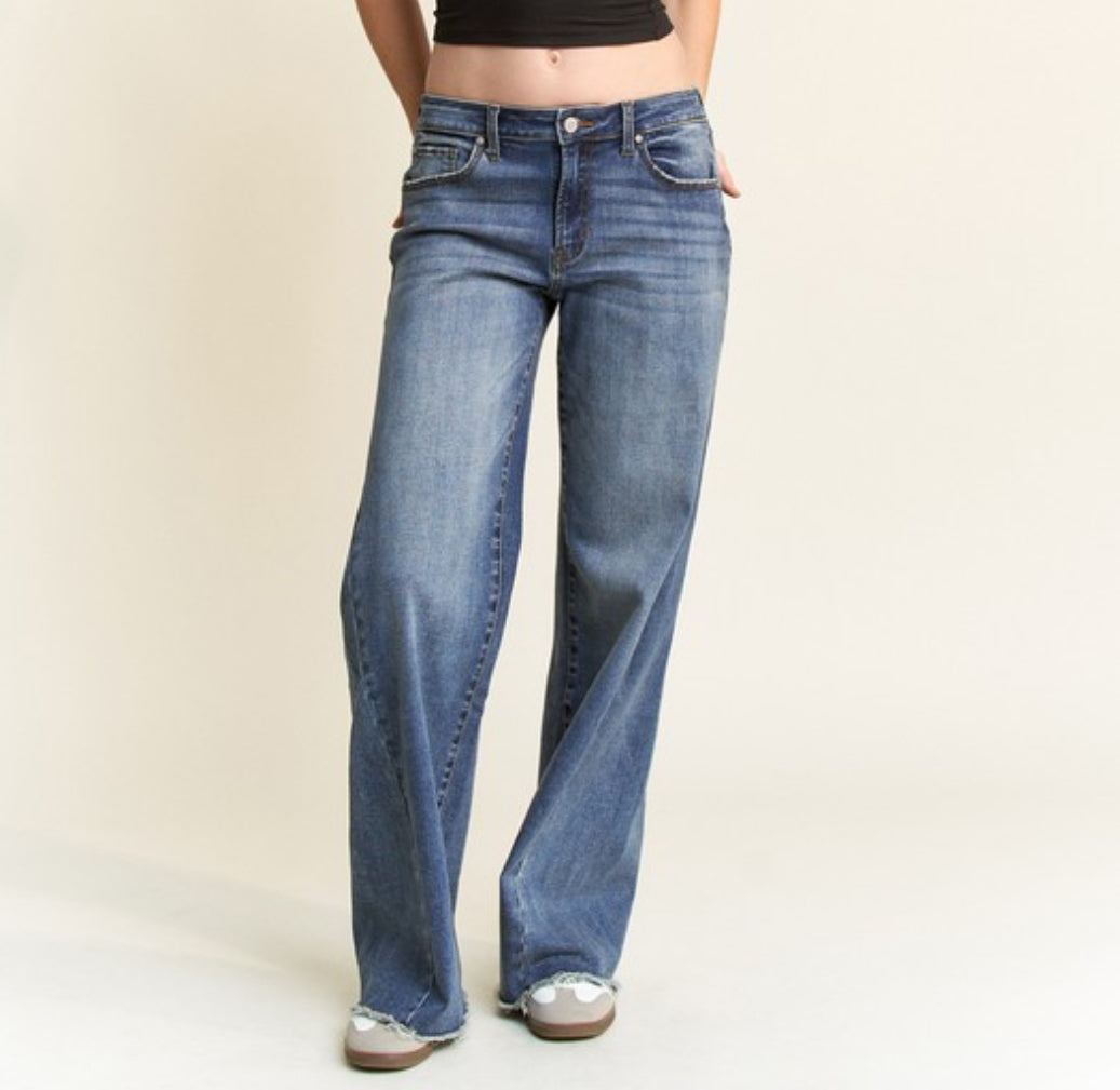 Low Rise Cotton Jeans