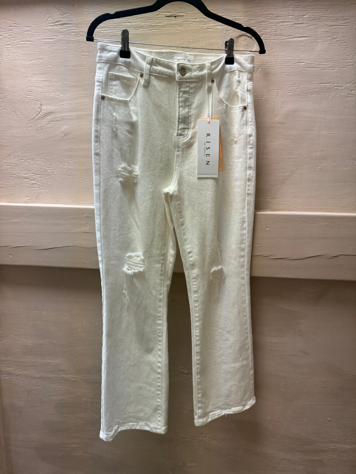 White Springtime Jeans