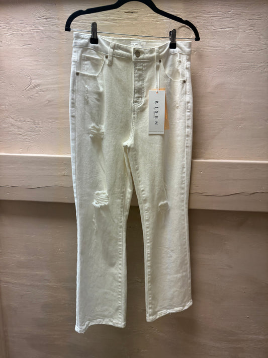 White Springtime Jeans