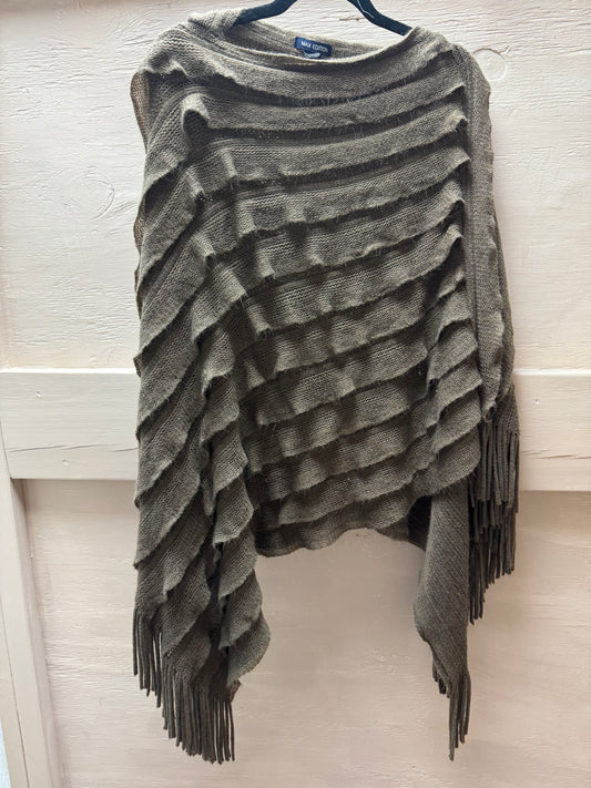 Preloved Brown Frills Shaw