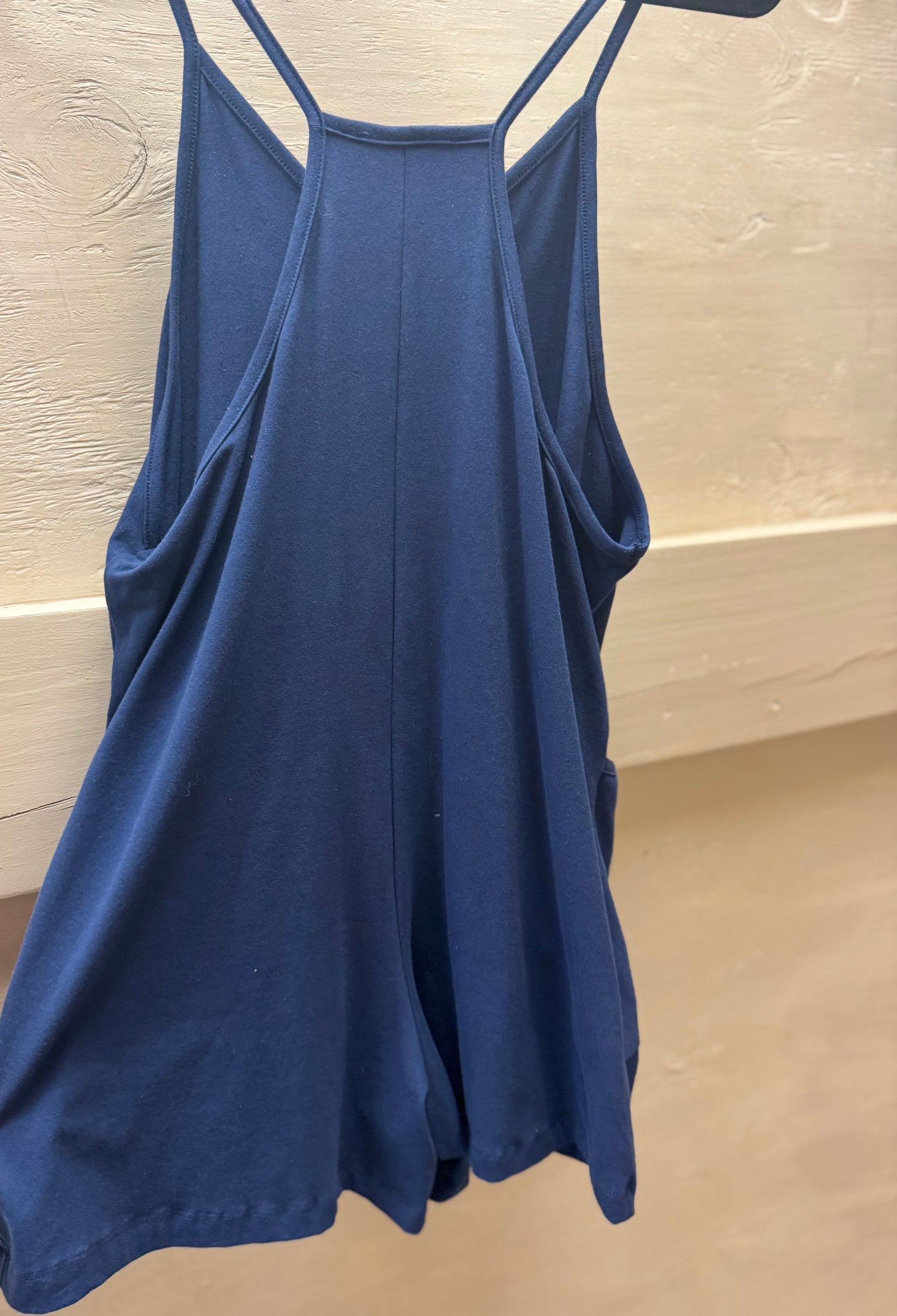 Navy Romper