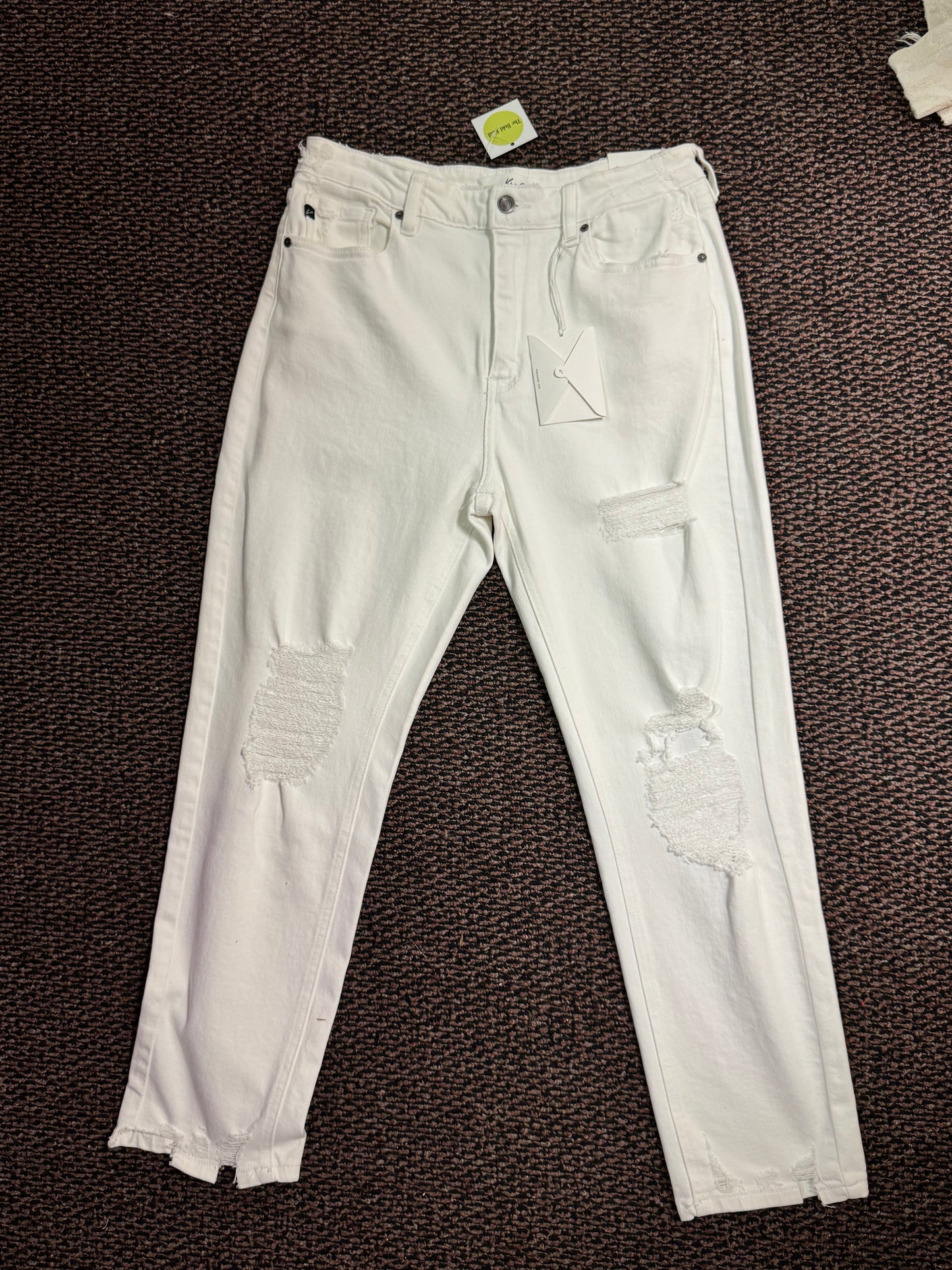 White Distressed Jeans