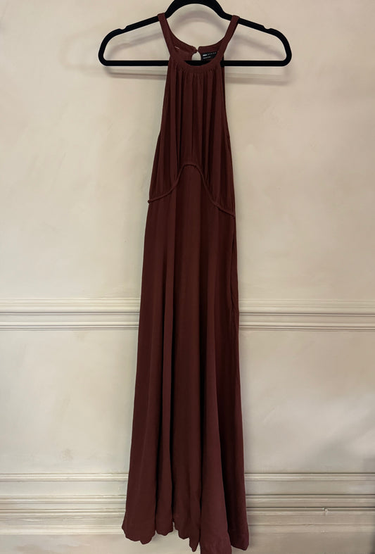 Preloved Brown Linen Dress