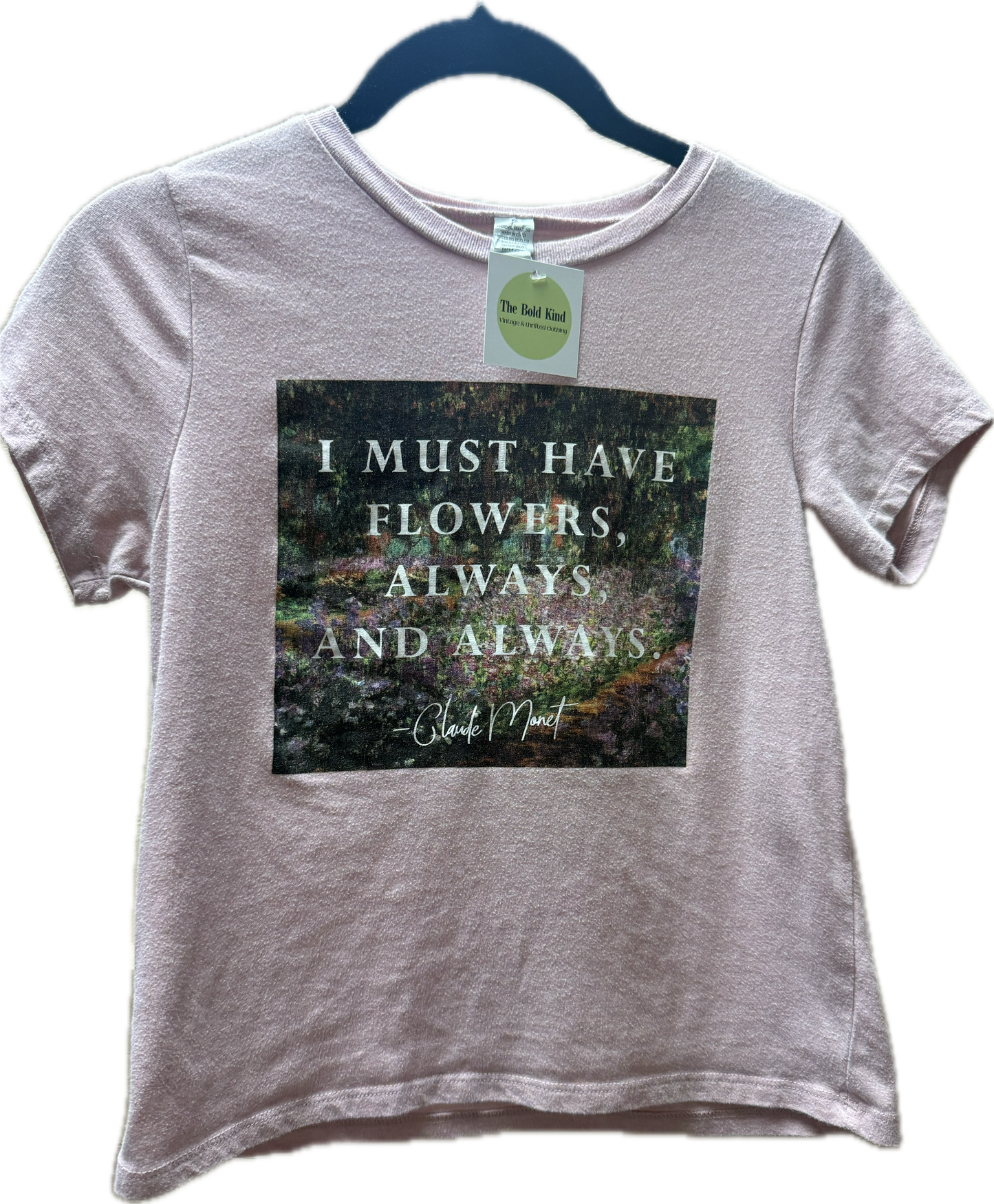 (S) flowers baby tee