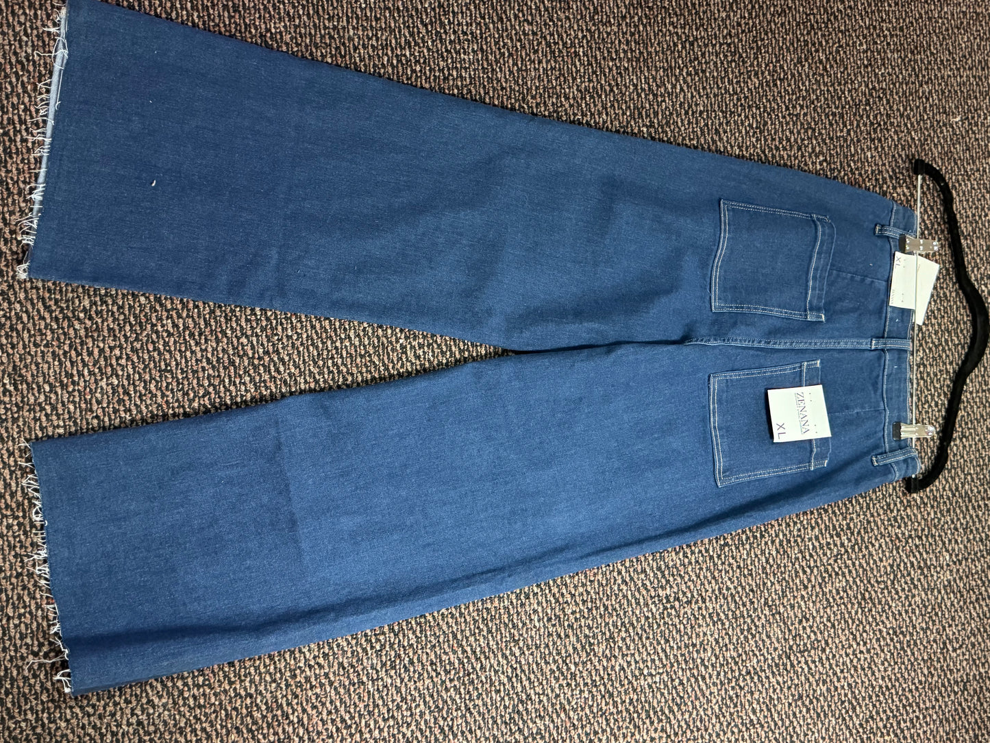 Dark Wash Flare High Wasted Denim