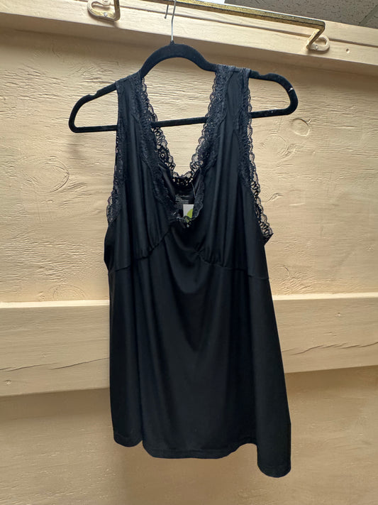 Preloved Black Lace Blouse