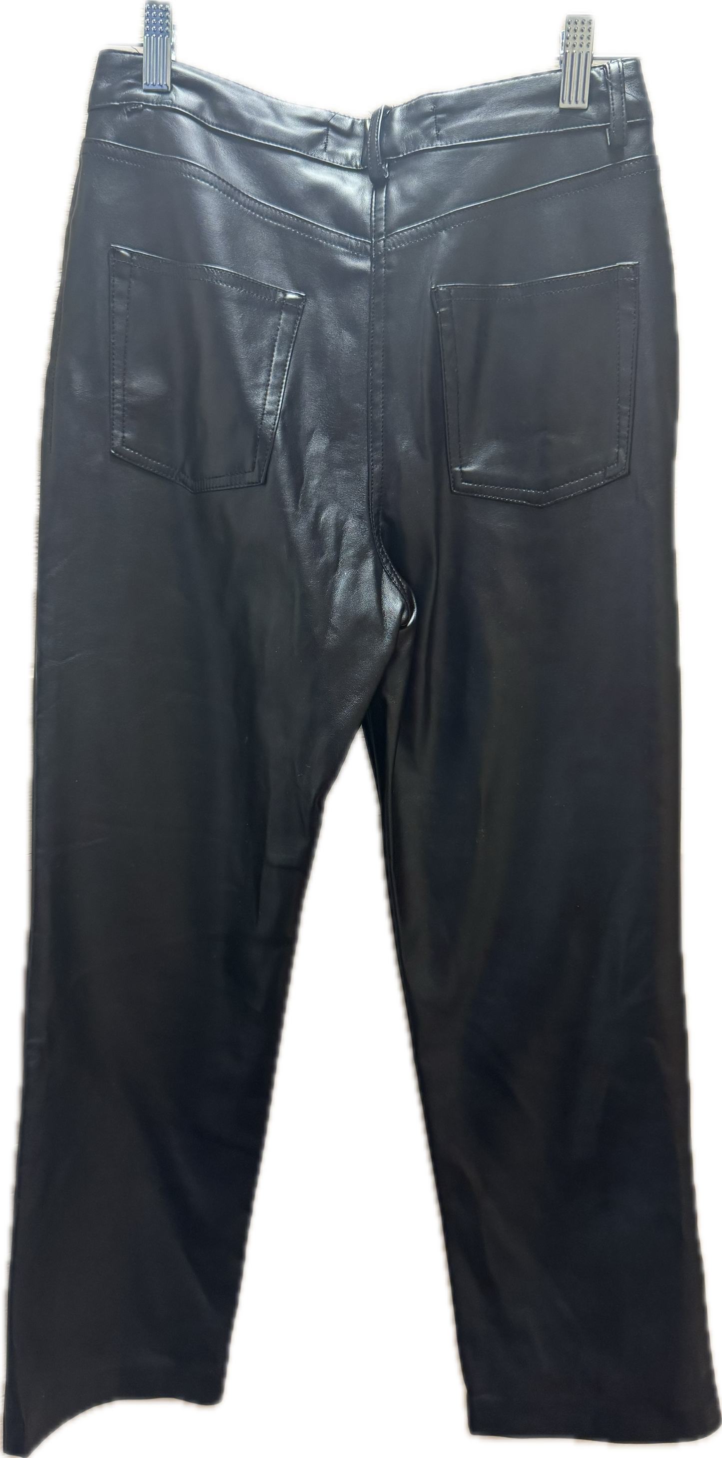 (S) pleather Black Pants