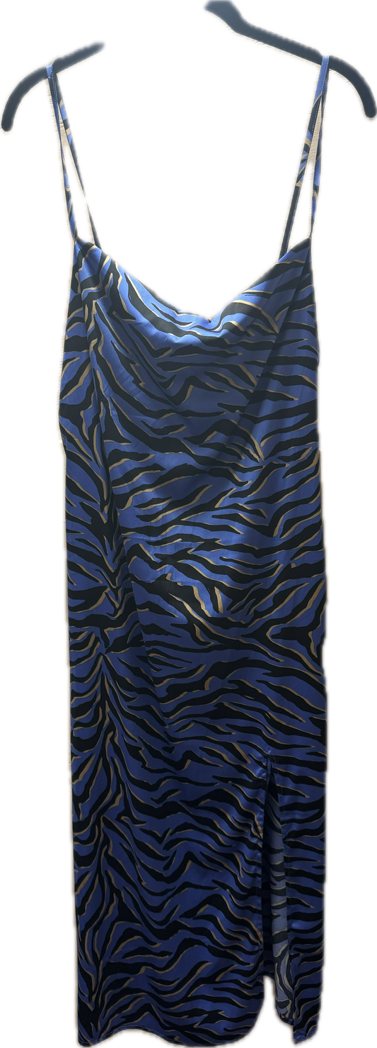 (M) Zebra Silk Dress