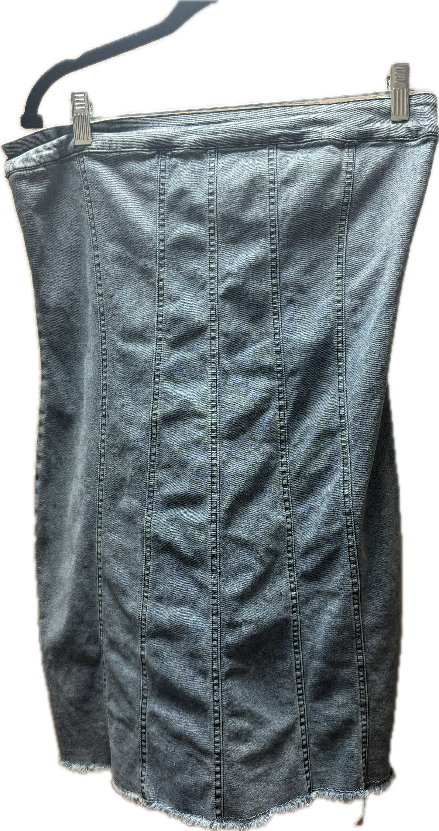 (L) Denim Tube Dress