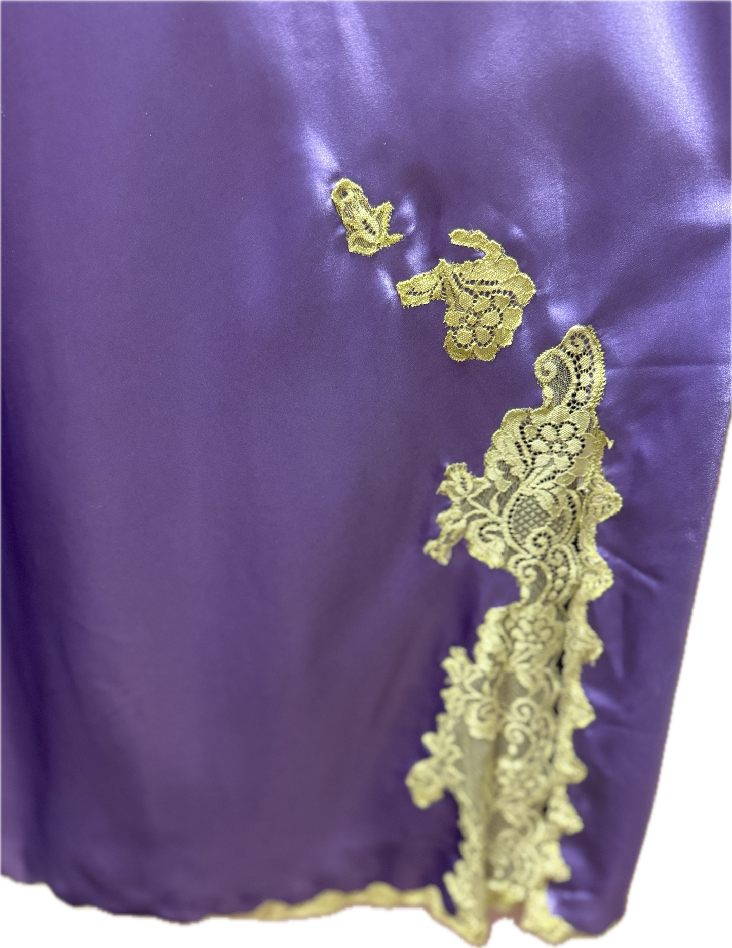 (XL) Vintage Silk Dress