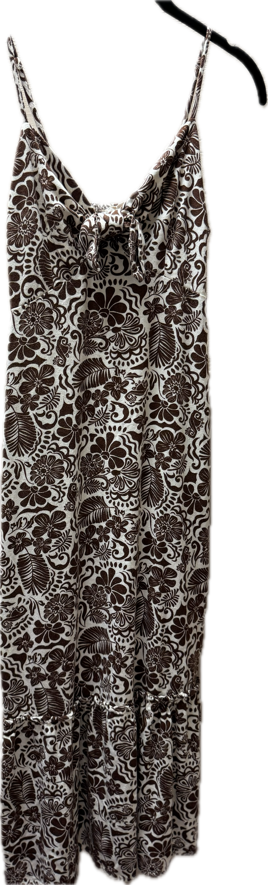 (M) Brown Floral Dress