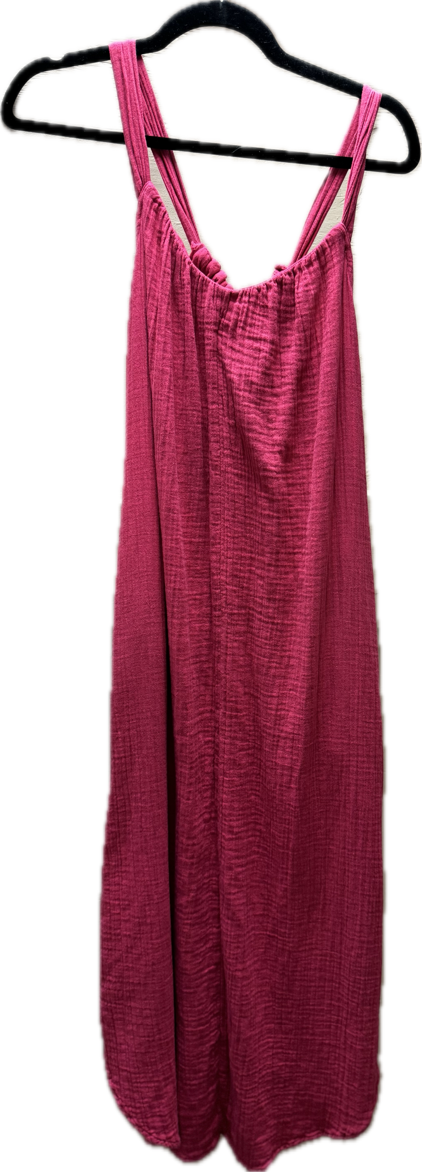 (S) Pink Linen Dress