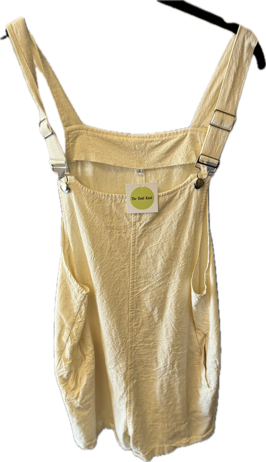 (s) Preloved Cream Overalls