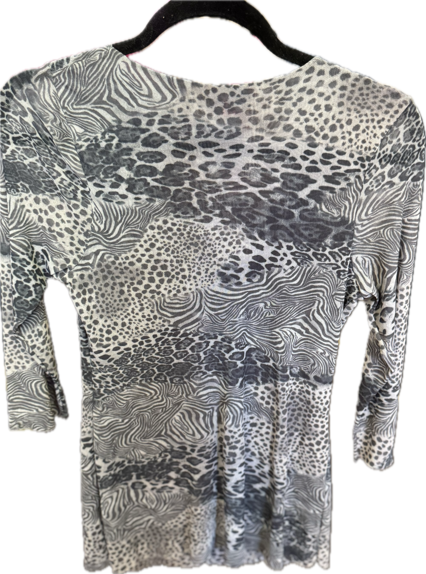 (L) Animal Print Top