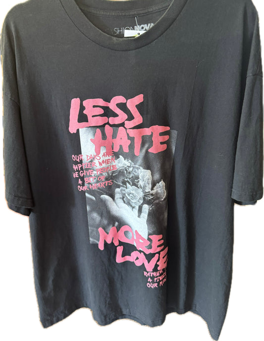 (XL) Less hate Graphic Tee