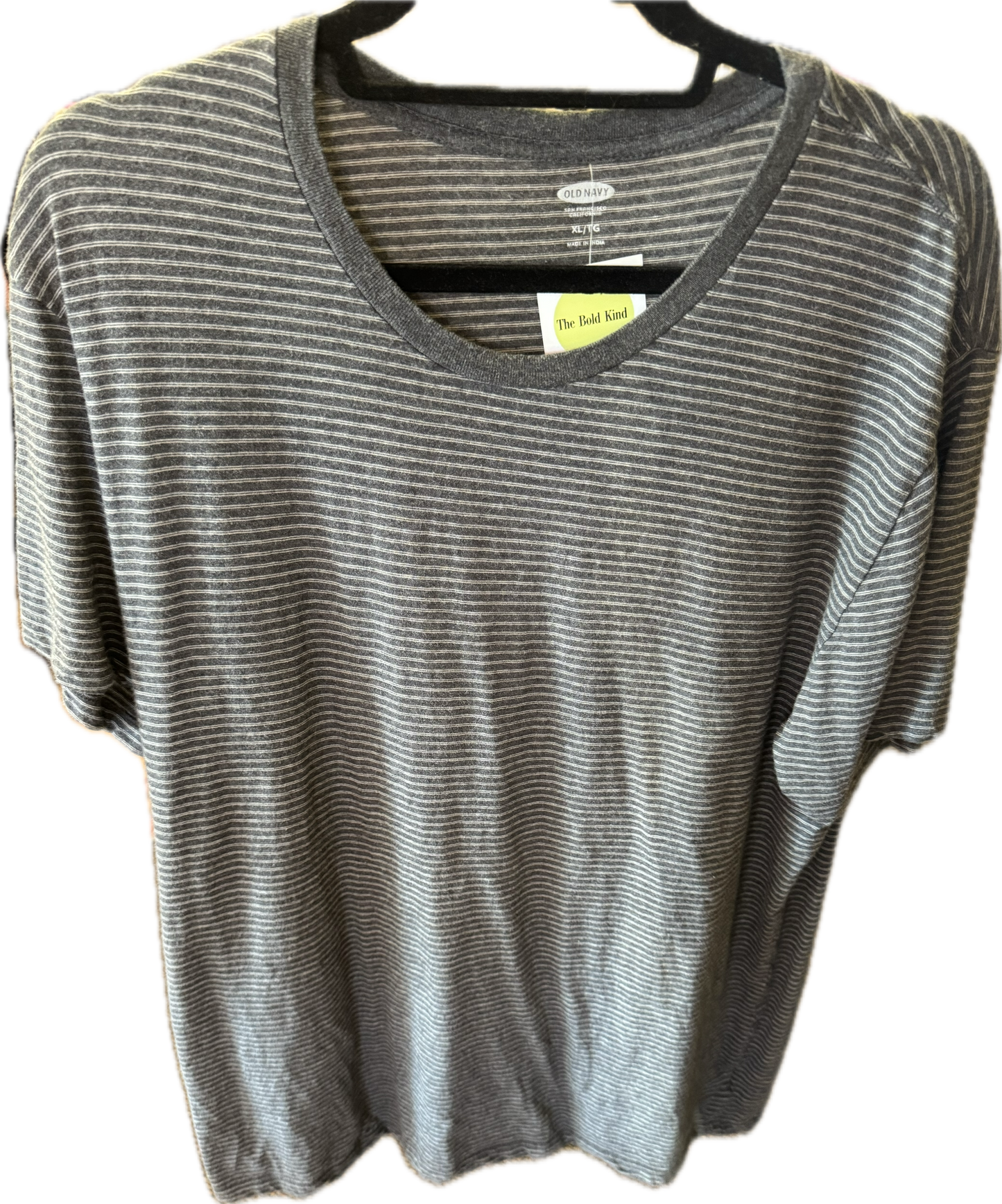 (L) Basic Striped Tee