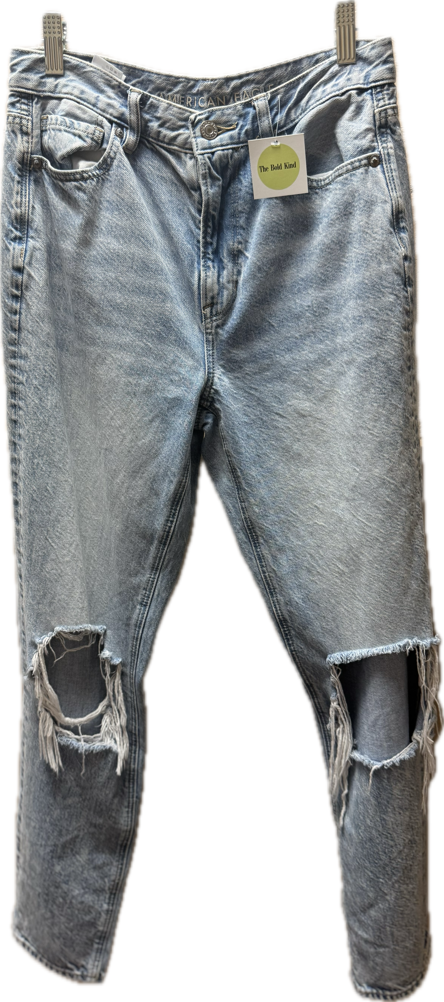 (4) Preloved AE Light Wash Jeans