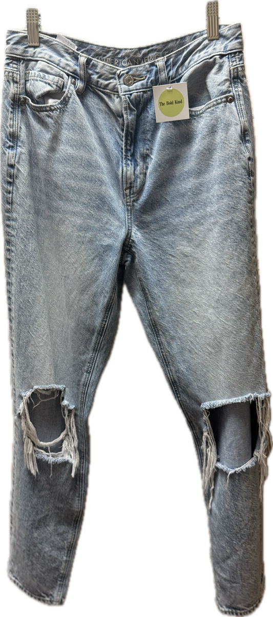 (4) Preloved AE Light Wash Jeans