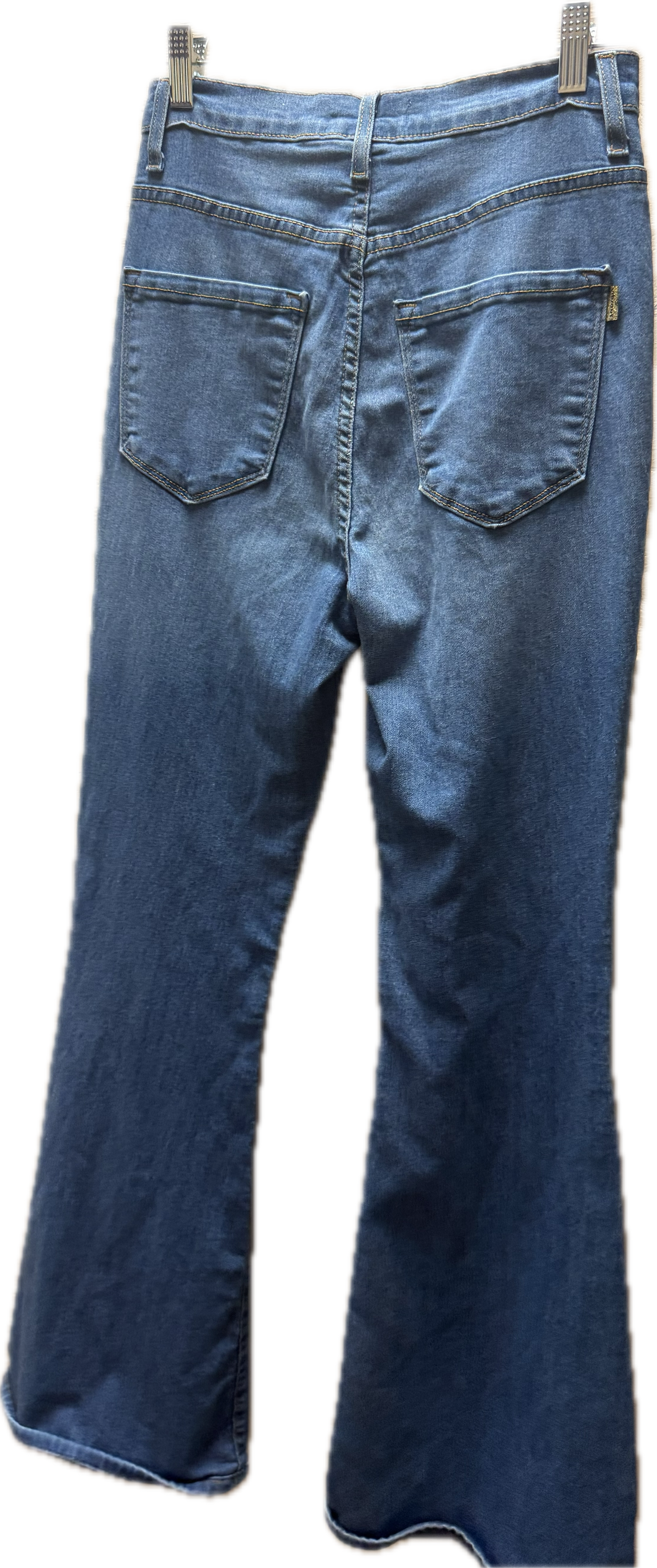 (11) Plain Denim Flare Bottoms