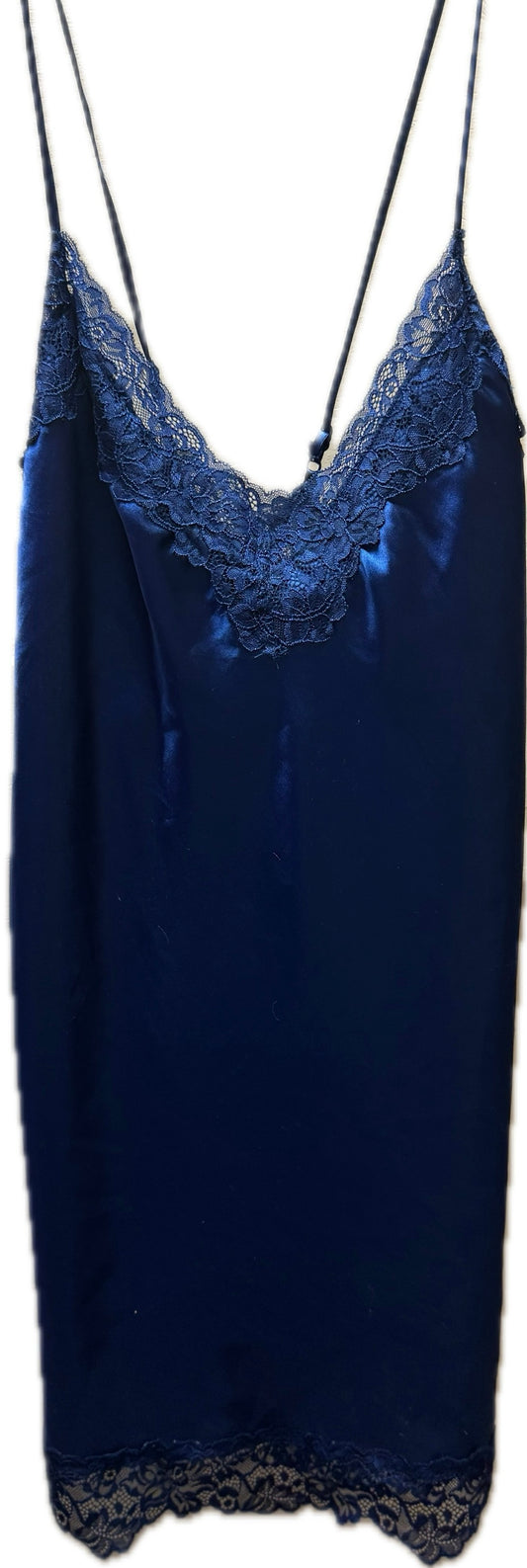 (2x) Blue Lace Slip Dress