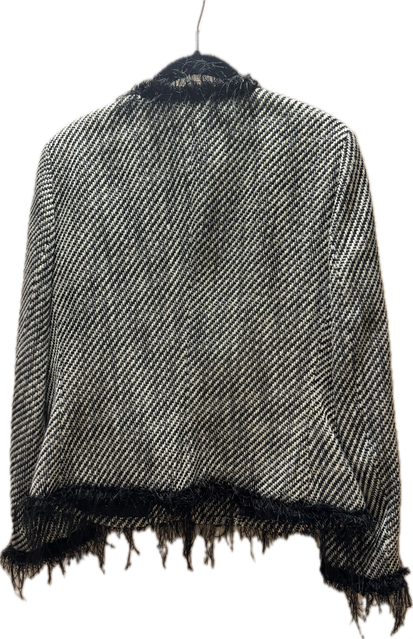 (M) Fringe B&W Jacket