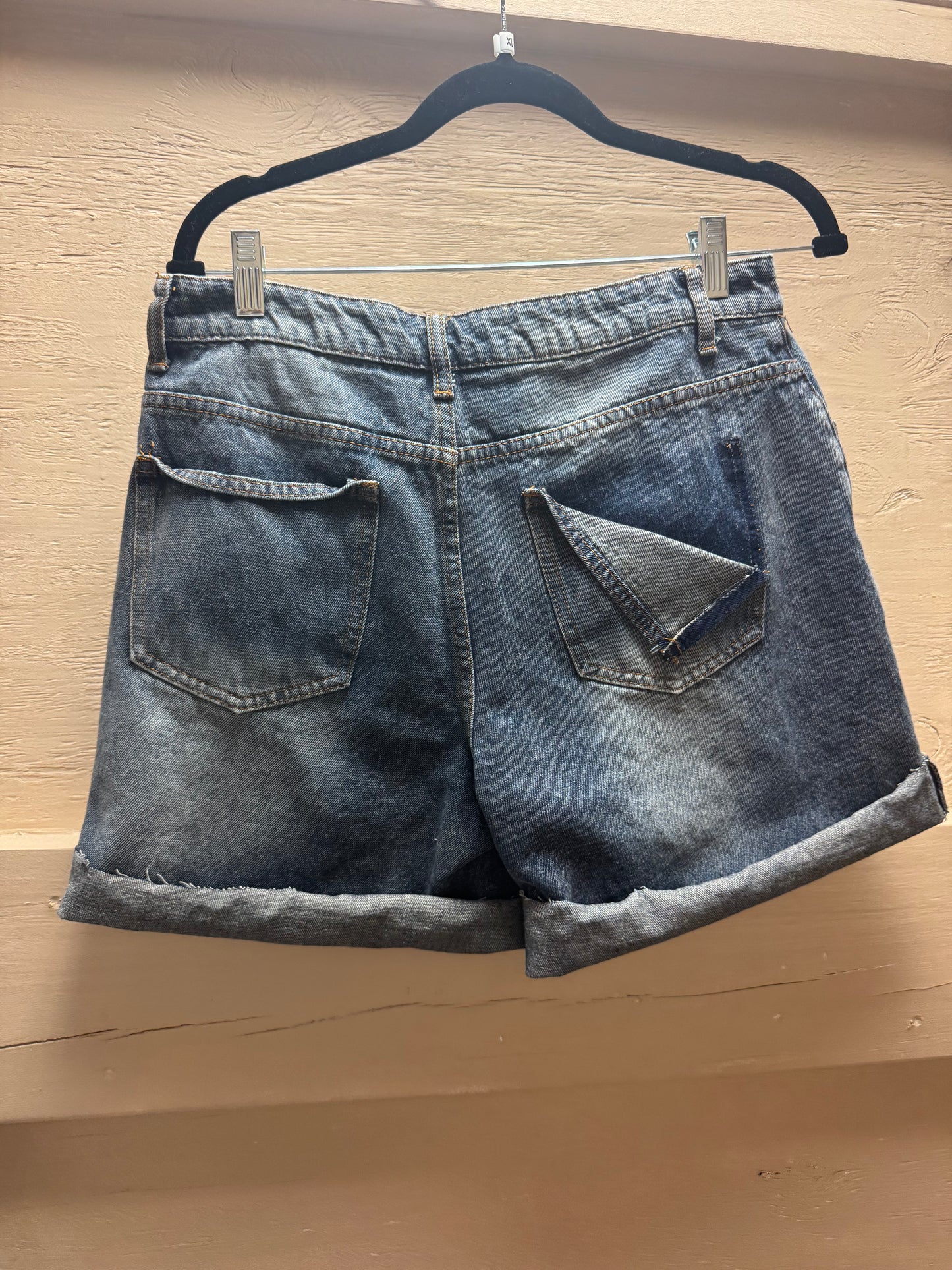 Large Vintage Denim Shorts