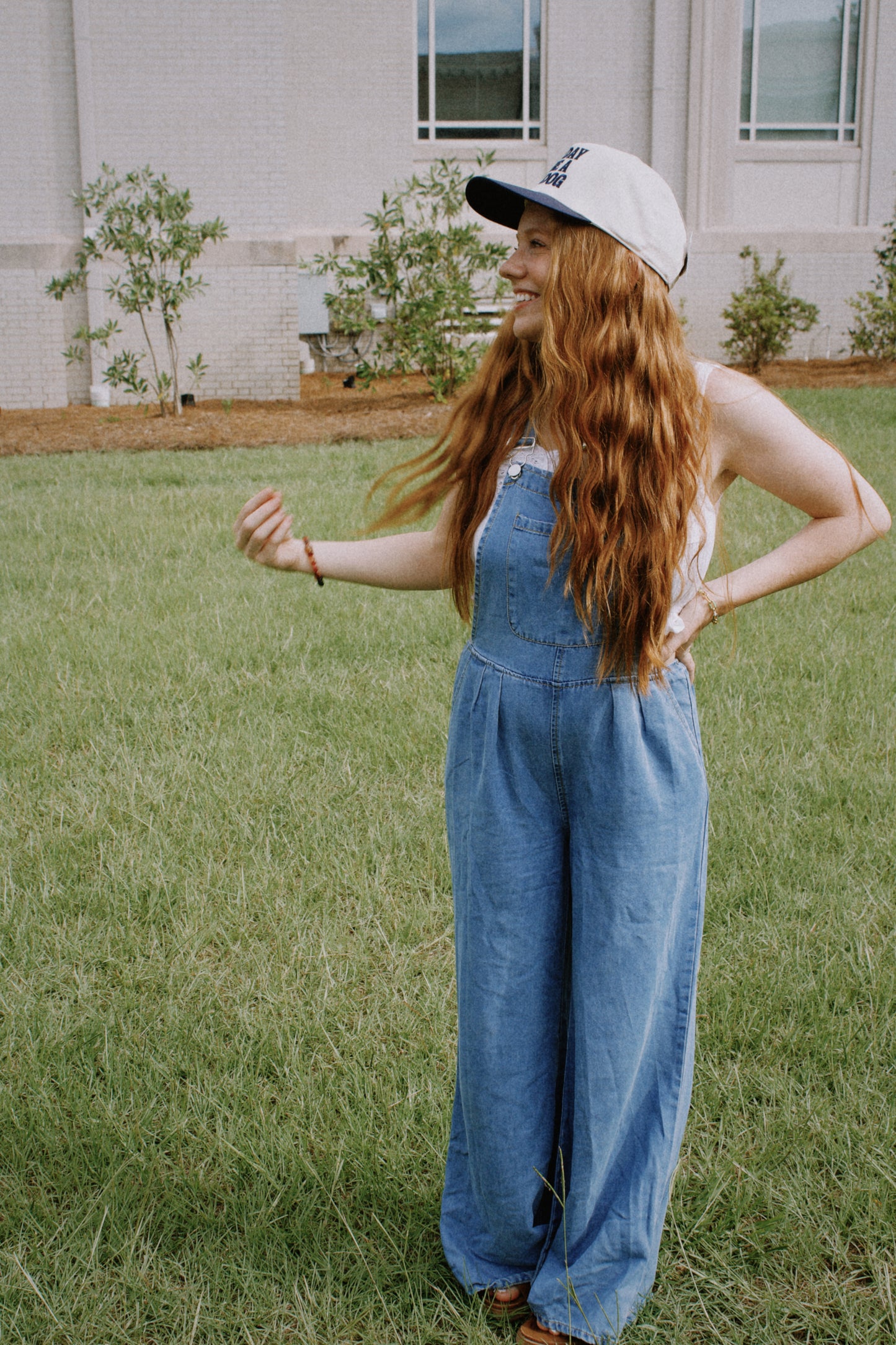 (S) Soft Denim Overalls