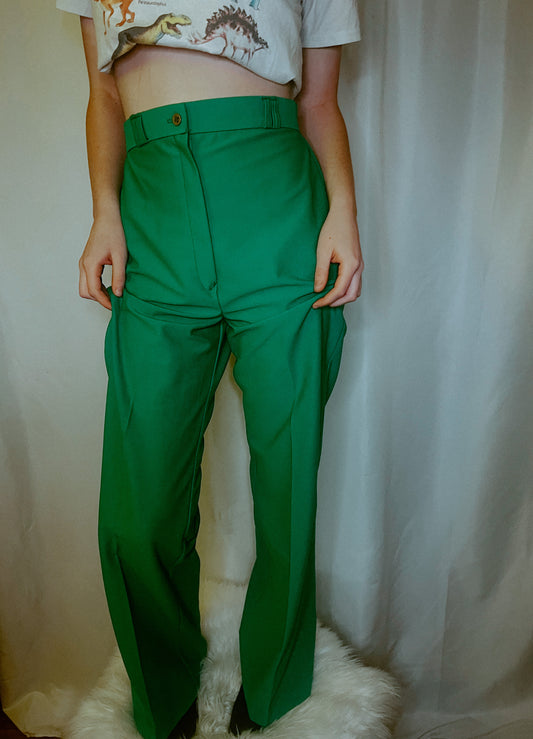 Preloved Green Business As Usual Pants