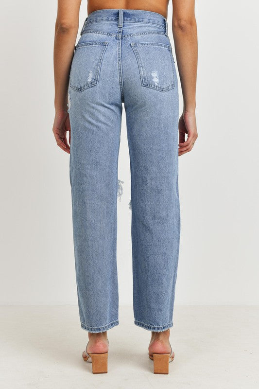 High Rise Dad Jeans