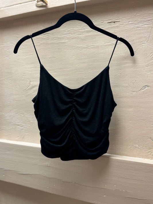 Black Smocked Tank