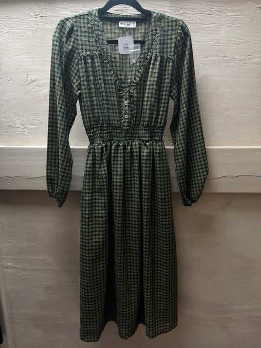Green Plaid Dress