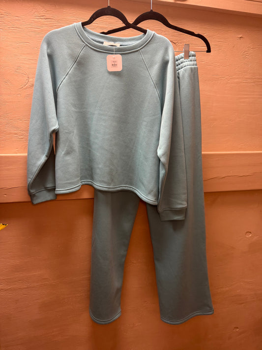 Blue Sweat Set