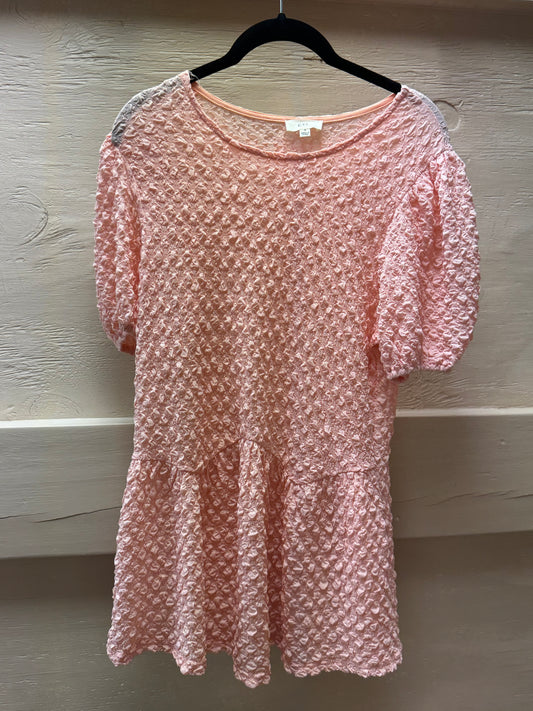 Popcorn Coral Blouse