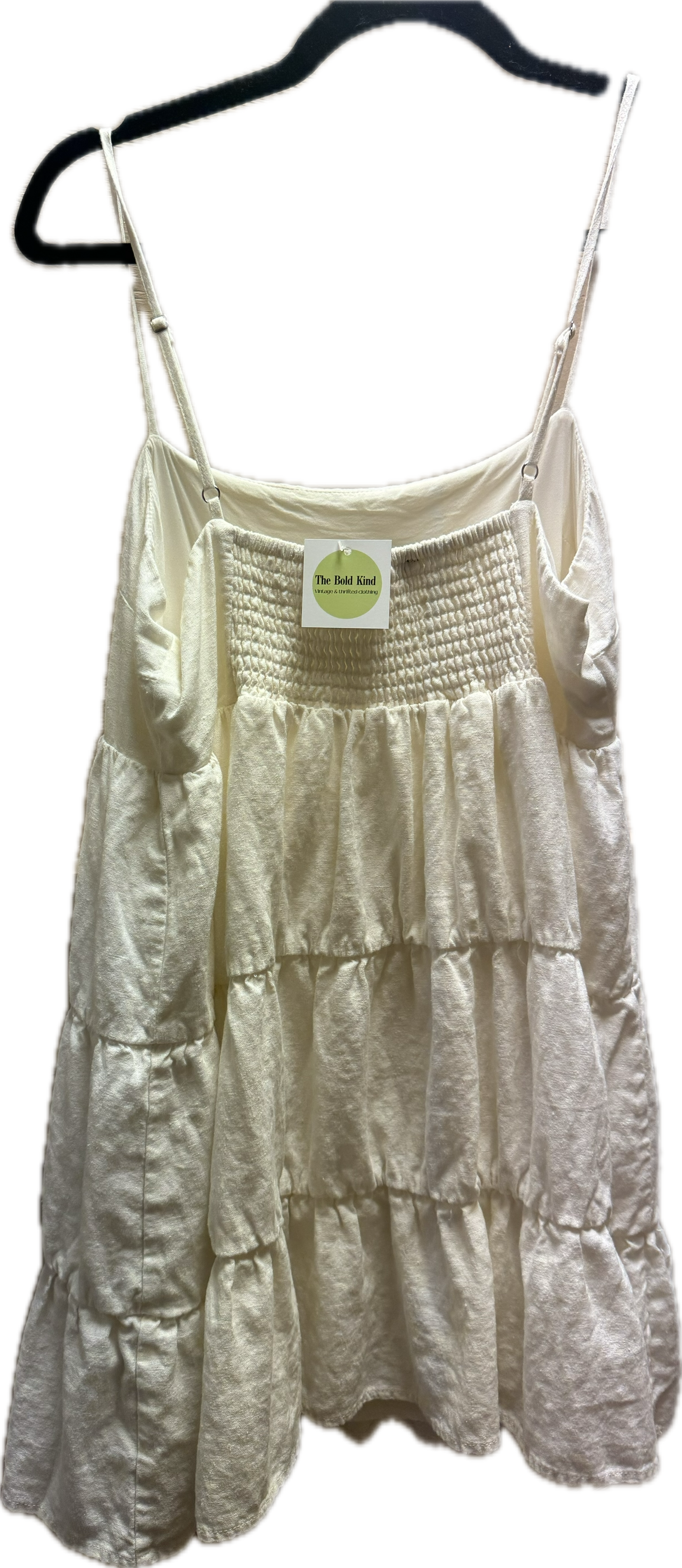 (M) White Tier dress
