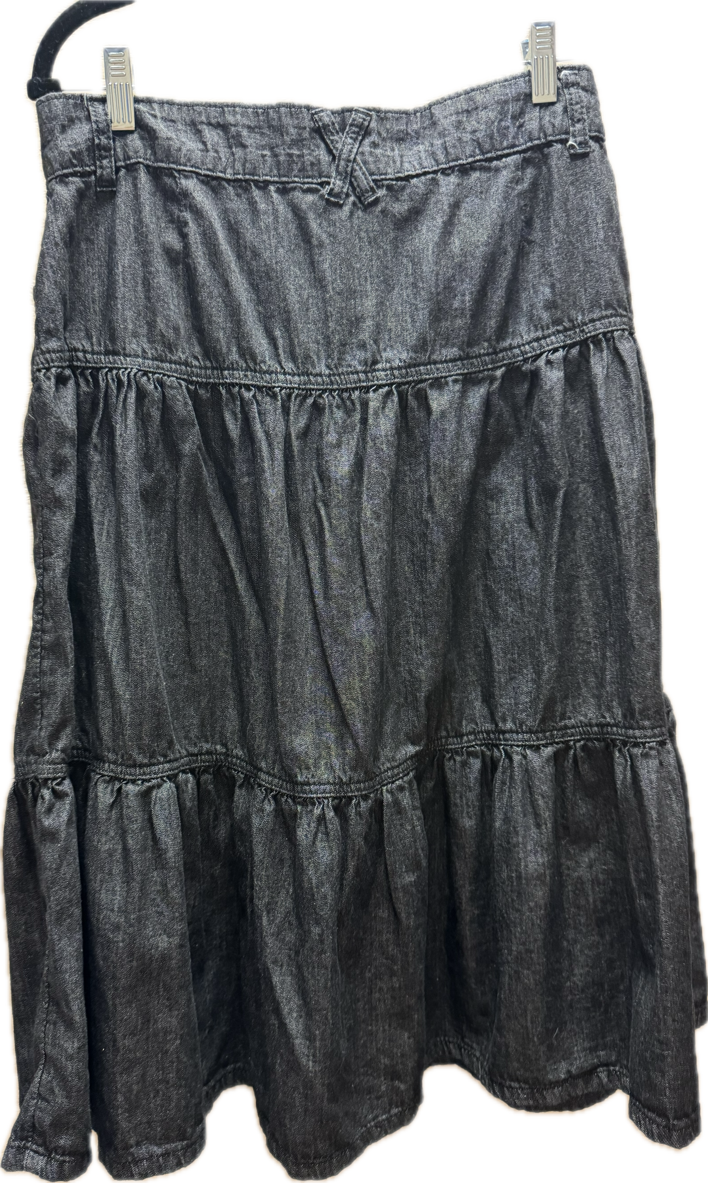 (M) Dark Denim button skirt