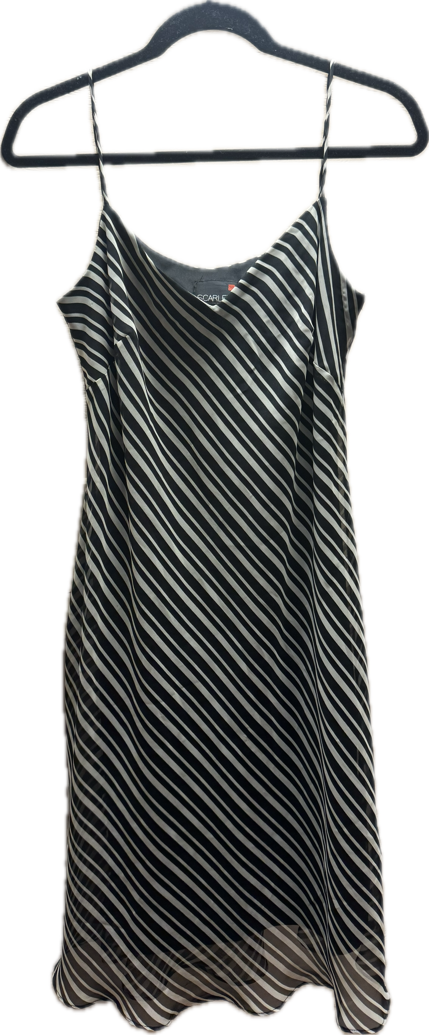 (L) Black & White Dress