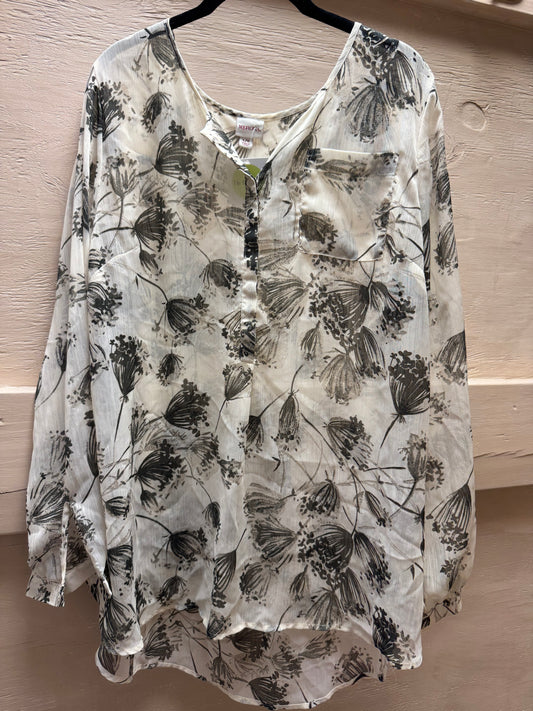 Preloved Sheer Dandelion Blouse