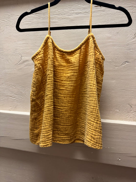 Preloved Textured Mustard Tank