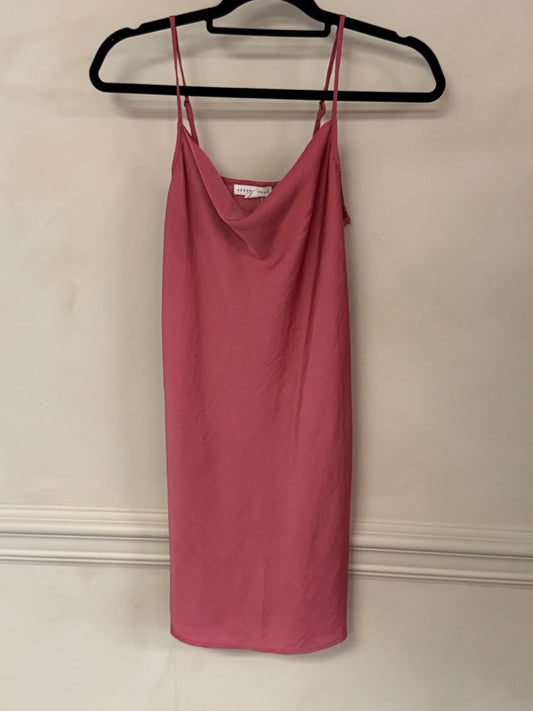 Pink Silk Dress