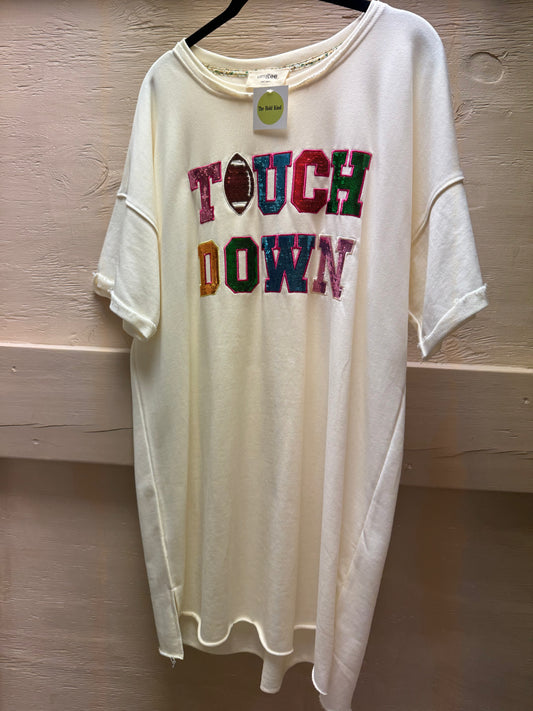 Touch Down T shirt Dress