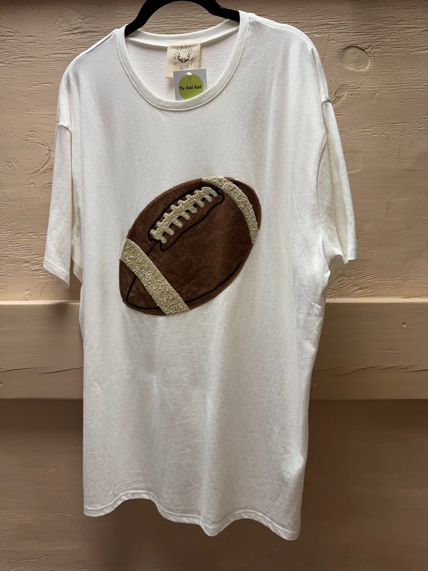 Football Sequin Long Tee