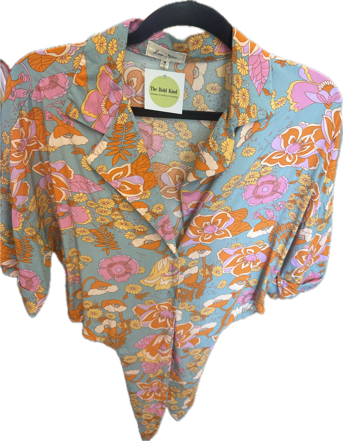 (S) 70s tie top