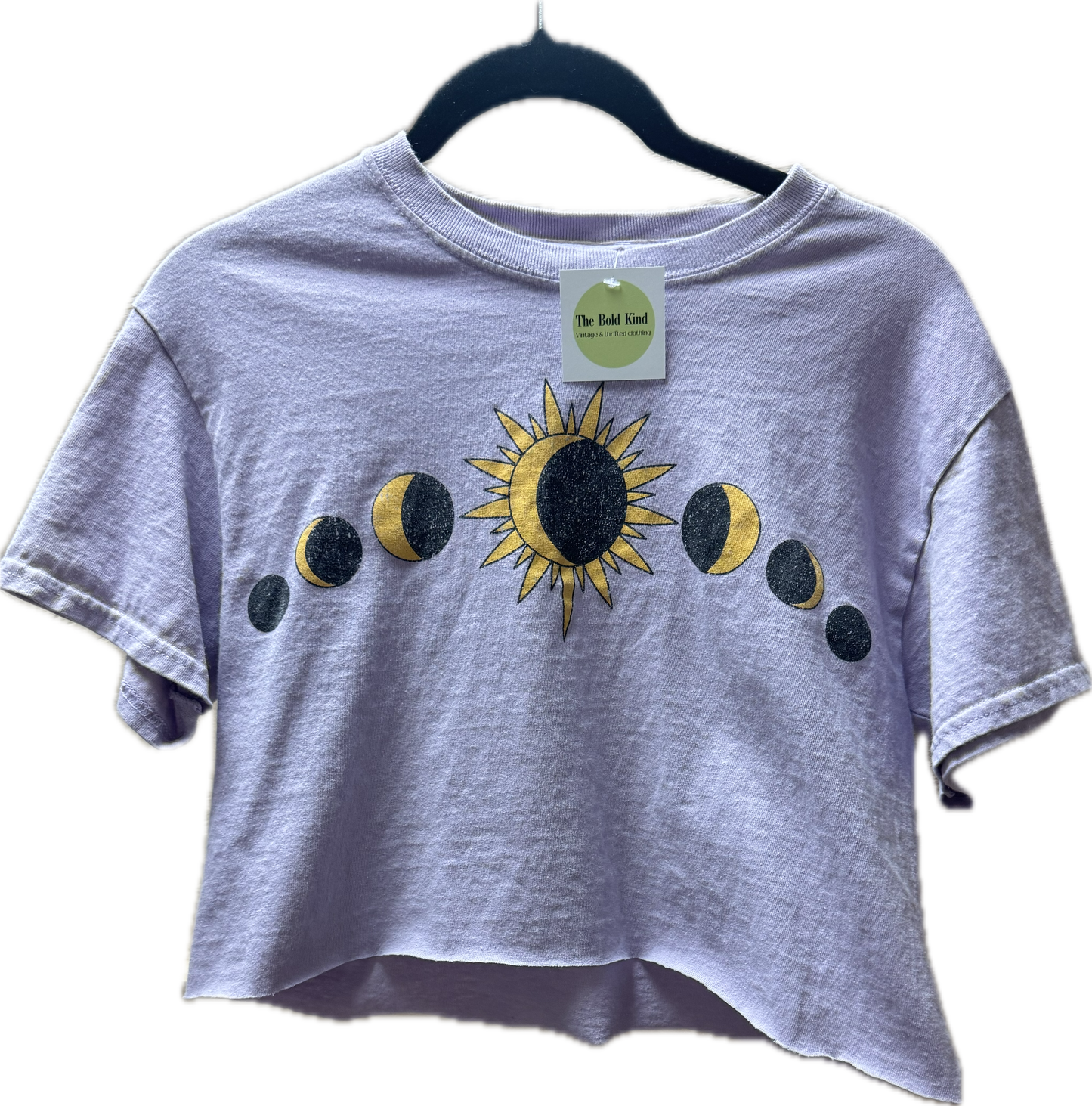 (S)Purple moon cycle tee