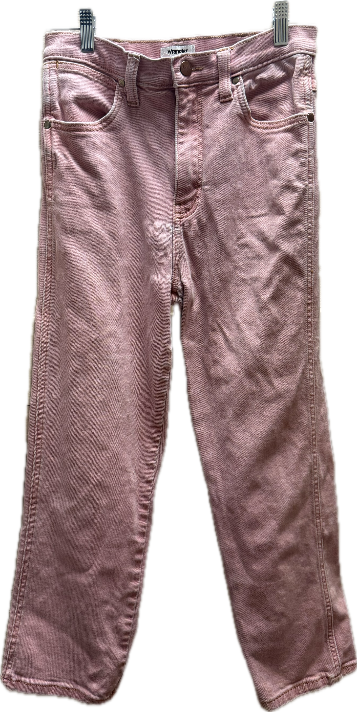 (S) Pink Wrangler Jeans