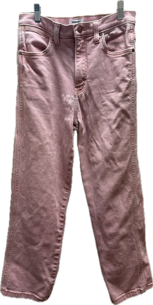 (S) Pink Wrangler Jeans