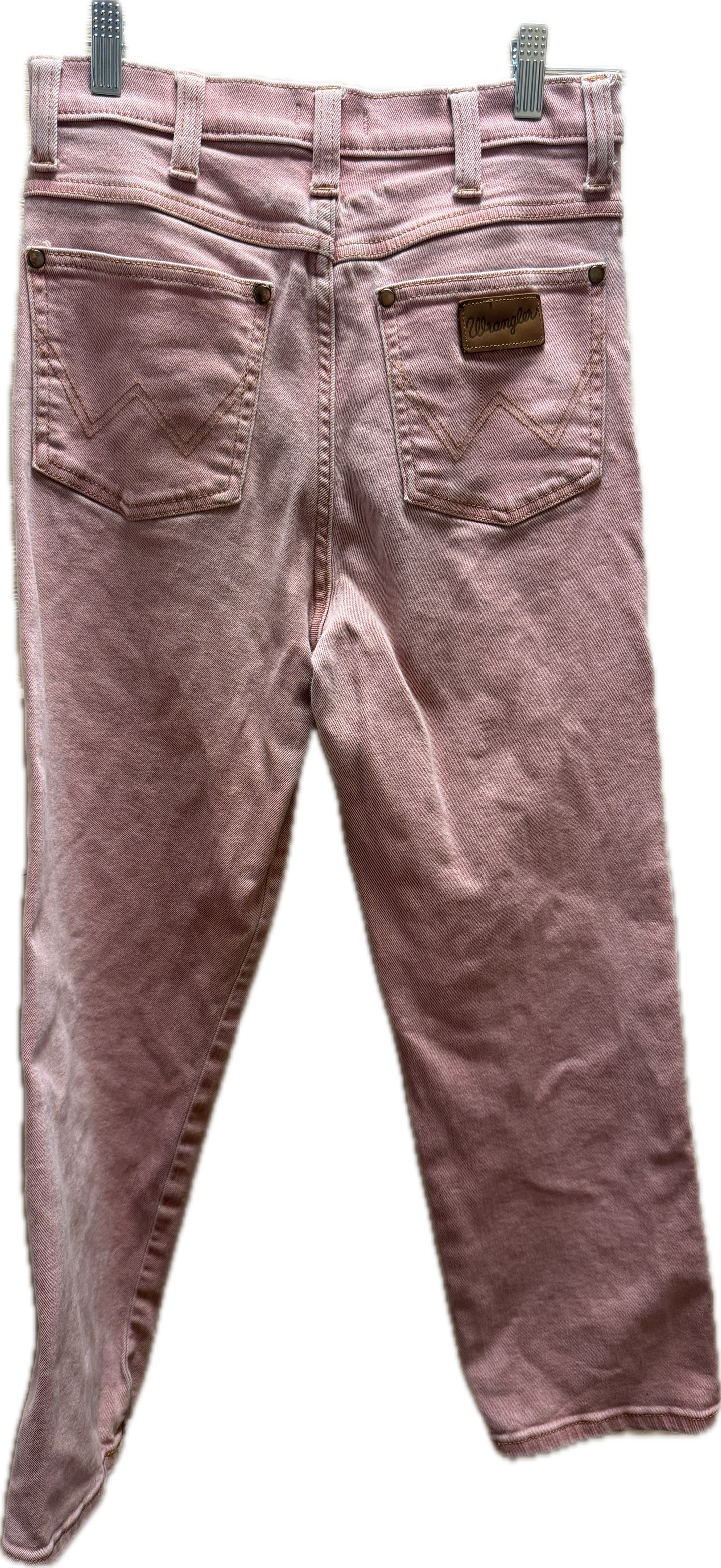 (S) Pink Wrangler Jeans