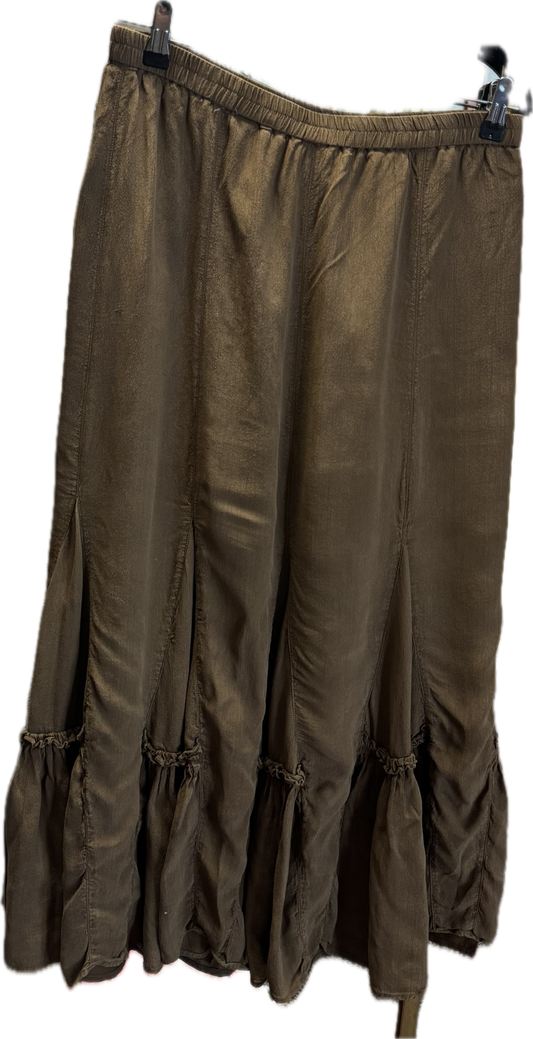 (M) Brown Linen Skirt